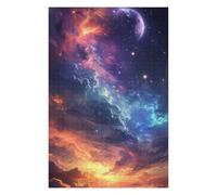 Puzzle Difficile pour Adultes 1000pcs(75x50cm) Cosmic Nebula Sky-3 Puzzles pour Adolescents : Jeu Pratique, Analyse Et Défi Éducatif De Logique 1000pcs(75x50cm)