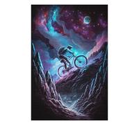 Puzzle Difficile pour Adultes 1000pcs(75x50cm) Galactic Mountain Bike Adventure Puzzles pour Adultes, Jeu Manuel, Défi Difficile, Cadeau d'anniversaire, Cadeaux, 1000pcs(75x50cm)