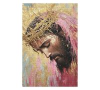 Puzzle Difficile pour Adultes 1000pcs(75x50cm) Golden Crowned Religious Artwork Puzzles pour Adultes, Jouets Anti-Stress, Difficile, Excellent Cadeau pour Les Amateurs De Jeux 1000pcs(75x50cm)