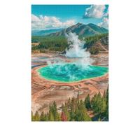 Puzzle Difficile pour Adultes 1000pcs(75x50cm) Yellowstone Geyser Basin Puzzles pour Adultes, Jouets Anti-Stress, Difficile, Excellent Cadeau pour Les Amateurs De Jeux 1000pcs(75x50cm)