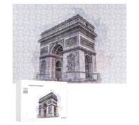 Puzzle Difficile pour Adultes 300 PCS Arc De Triomphe Puzzles pour Adultes Jeux Amusants Décoration Intérieure Défi Éducatif 300 PCS
