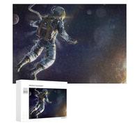 Puzzle Difficile pour Adultes 300 PCS Astronaut Floating in Space -1 Puzzles pour Adultes, Jouet, Décoration Murale, Défi Éducatif De Course De Vitesse Manuelle 300 PCS