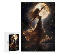 Puzzle Difficile pour Adultes 300 PCS Dance Under The Moonlight Puzzles pour Adultes, Jouet, Décoration Murale, Défi Éducatif De Course De Vitesse Manuelle 300 PCS