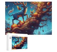 Puzzle Difficile pour Adultes 300 PCS Golden Stag Puzzles pour Adultes, Jouet, Décoration Murale, Défi Éducatif De Course De Vitesse Manuelle 300 PCS