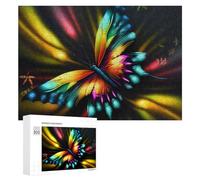 Puzzle Difficile pour Adultes 300 PCS Rainbow Butterfly Artwork Puzzles pour Adultes, Jouet, Décoration Murale, Défi Éducatif De Course De Vitesse Manuelle 300 PCS