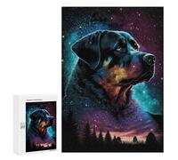 Puzzle Difficile pour Adultes 300 PCS Rottweiler Style 6 Puzzles pour Adultes - Jeu Familial - pour S'amuser en Famille - Un pour Les Amateurs De Jeux 300 PCS
