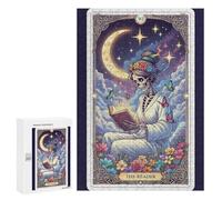 Puzzle Difficile pour Adultes 300 PCS The Reader Tarot Card Illustration Puzzles pour Adultes - Jeu Familial - pour S'amuser en Famille - Un pour Les Amateurs De Jeux 300 PCS