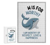 Puzzle Difficile pour Adultes 300 PCS Whale Worthiness Puzzles pour Adultes - Jeu Familial - pour S'amuser en Famille - Un pour Les Amateurs De Jeux 300 PCS