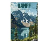 Puzzle Difficile pour Adultes 38x26cm/1000pcs Banff National Park Puzzles pour Adultes - Jeu Manuel - Une Œuvre d'art - Un pour Les Amateurs De Jeux 38x26cm/1000pcs