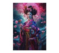 Puzzle Difficile pour Adultes 38x26cm/1000pcs Beauty of Geisha Puzzle, Jouet, Décoration Murale, Motif À Assembler, pour Les Jeux 38x26cm/1000pcs