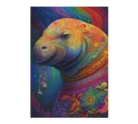 Puzzle Difficile pour Adultes 38x26cm/1000pcs Colorful Elephant Portrait Puzzles pour Adultes Jeux De Détente Cadeau d'anniversaire Cadeau d'anniversaire, Cadeaux, 38x26cm/1000pcs