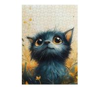 Puzzle Difficile pour Adultes 38x26cm/1000pcs Cute Tiny Cat Portrait Puzzles pour Adultes - Jeux De Détente - Analyse Et Logique - Défi Éducatif 38x26cm/1000pcs