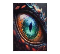 Puzzle Difficile pour Adultes 38x26cm/1000pcs Dragon Eye Artwork-2 Puzzle Adulte, Jouet, Décoration Murale, Motif À Assembler, Cadeau pour Les Amis Et La Famille 38x26cm/1000pcs