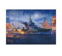 Puzzle Difficile pour Adultes 38x26cm/1000pcs Fantasy Naval Adventure Dragon and Bull Puzzle pour Adultes, Jouet Anti-Stress, Cadeau d'anniversaire pour Les Amis Et La Famille 38x26cm/1000pcs