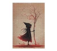 Puzzle Difficile pour Adultes 38x26cm/1000pcs Grim Reaper Casse-tête pour Adultes, Jeu De Réflexion, Décoration Murale, Cadeau d'anniversaire, Cadeaux, 38x26cm/1000pcs