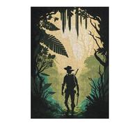 Puzzle Difficile pour Adultes 38x26cm/1000pcs Jungle Explorer Puzzle pour Adultes - Jeu Manuel - Décoration Parfaite pour Les Amateurs De Jeux 38x26cm/1000pcs