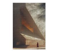 Puzzle Difficile pour Adultes 38x26cm/1000pcs Minimalism in Architecture Puzzles pour Adultes - Jeu Manuel - Une Œuvre d'art - Un pour Les Amateurs De Jeux 38x26cm/1000pcs