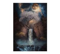 Puzzle Difficile pour Adultes 38x26cm/1000pcs Mystic Waterfall Puzzles pour Adultes - Jeu Familial - Une Œuvre d'art Stimulante À Compléter 38x26cm/1000pcs