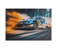 Puzzle Difficile pour Adultes 38x26cm/1000pcs Rally Car in Action Speed and Precision Puzzle pour Adultes, Jouet Anti-Stress, Cadeau d'anniversaire pour Les Amis Et La Famille 38x26cm/1000pcs