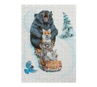 Puzzle Difficile pour Adultes 38x26cm/1000pcs The Big Hill Puzzle pour Adultes, Jeu De Réflexion, Décoration Intérieure, Défi Éducatif 38x26cm/1000pcs