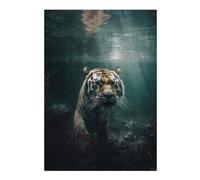 Puzzle Difficile pour Adultes 38x26cm/1000pcs Underwater Tiger Majesty -1 Puzzles pour Adultes - Jeu Familial - Une Œuvre d'art Stimulante À Compléter 38x26cm/1000pcs