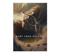 Puzzle Difficile pour Adultes 38x26cm/1000pcs Wild Ambition Bury Your Excuses Puzzle pour Adultes - Jeu Manuel - Décoration Parfaite pour Les Amateurs De Jeux 38x26cm/1000pcs