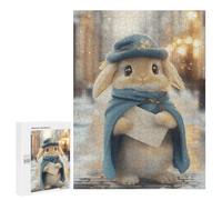 Puzzle Difficile pour Adultes 500 PCS Cute Bunny Puzzles pour Adultes - Jeu Familial - pour S'amuser en Famille - Un pour Les Amateurs De Jeux 500 PCS
