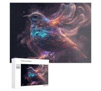 Puzzle Difficile pour Adultes 500 PCS Magical Bird in Cosmic Light Puzzles pour Adultes, Jouet, Décoration Murale, Défi Éducatif De Course De Vitesse Manuelle 500 PCS