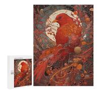 Puzzle Difficile pour Adultes 500 PCS Phoenix Amidst The Flames Puzzles pour Adultes, Jouet, Décoration Murale, Défi Éducatif De Course De Vitesse Manuelle 500 PCS