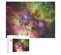 Puzzle Difficile pour Adultes 500 PCS Stellar Nebula Cosmic Beauty in Space Puzzles pour Adultes, Jouet, Décoration Murale, Défi Éducatif De Course De Vitesse Manuelle 500 PCS