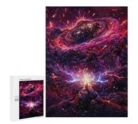 Puzzle difficile pour adultes 500 pièces Cosmic Energy Burst Puzzle Jouets Décoration murale Art Cadeau d'anniversaire 500 pièces