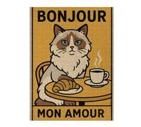 Puzzle Difficile pour Adultes 52x38cm/1000pcs Bonjour Mon Amour Cat Illustration Puzzles pour Adultes - Jeux De Détente - Analyse Et Logique - Défi Éducatif 52x38cm/1000pcs