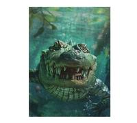 Puzzle Difficile pour Adultes 52x38cm/1000pcs Crocodile Puzzle pour Adultes, Jeu De Réflexion, Décoration Intérieure, Défi Éducatif 52x38cm/1000pcs