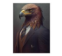 Puzzle Difficile pour Adultes 52x38cm/1000pcs Eagle in Suit Puzzles pour Adultes, Jeux en Famille, Défi Éducatif Difficile 52x38cm/1000pcs