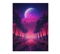 Puzzle Difficile pour Adultes 52x38cm/1000pcs Ethereal Tropic Utopia Puzzles pour Adultes - Jeu Familial - Une Œuvre d'art Stimulante À Compléter 52x38cm/1000pcs