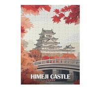 Puzzle Difficile pour Adultes 52x38cm/1000pcs Himeji Castle Japan Puzzles pour Adultes - Jeu Manuel - Une Œuvre d'art - Un pour Les Amateurs De Jeux 52x38cm/1000pcs