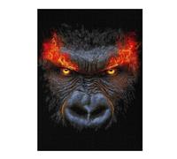 Puzzle Difficile pour Adultes 52x38cm/1000pcs Inferno Ape Rage Puzzle pour Adultes - Jeu Manuel - Décoration Parfaite pour Les Amateurs De Jeux 52x38cm/1000pcs