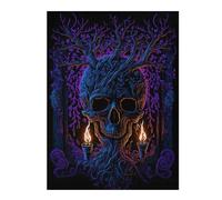 Puzzle Difficile pour Adultes 52x38cm/1000pcs Macabre Vision Puzzle, Jouet, Décoration Murale, Motif À Assembler, pour Les Jeux 52x38cm/1000pcs