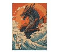 Puzzle Difficile pour Adultes 52x38cm/1000pcs Pop Culture Leviathan Puzzle pour Adultes - Jeu Manuel - Décoration Parfaite pour Les Amateurs De Jeux 52x38cm/1000pcs