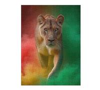 Puzzle Difficile pour Adultes 52x38cm/1000pcs Rasta Lioness Puzzle, Jouet, Décoration Murale, Motif À Assembler, pour Les Jeux 52x38cm/1000pcs