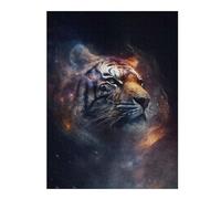 Puzzle Difficile pour Adultes 52x38cm/1000pcs Space Tiger Casse-tête pour Adultes, Jeu De Réflexion, Décoration Murale, Cadeau d'anniversaire, Cadeaux, 52x38cm/1000pcs