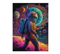 Puzzle Difficile pour Adultes 52x38cm/1000pcs Vibrant Astronaut in Space -11 Puzzle Adulte, Jouet, Décoration Murale, Motif À Assembler, Cadeau pour Les Amis Et La Famille 52x38cm/1000pcs