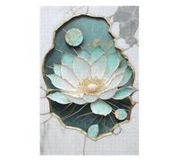 Puzzle Difficile pour Adultes 75x50cm/1000pcs Abstract Lotus Kintsugi Puzzle pour Adultes, Jeu De Réflexion, Décoration Intérieure, Défi Éducatif 75x50cm/1000pcs