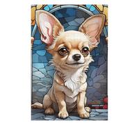 Puzzle Difficile pour Adultes 75x50cm/1000pcs Chihuahua Puzzle, Jouet, Décoration Murale, Motif À Assembler, pour Les Jeux 75x50cm/1000pcs