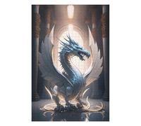 Puzzle Difficile pour Adultes 75x50cm/1000pcs Dragon in Ancient Temple Puzzle pour Adultes, Casse-tête, Jeu De Rapidité, pour Les Joueurs 75x50cm/1000pcs