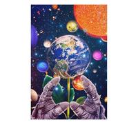Puzzle Difficile pour Adultes 75x50cm/1000pcs Galactic Garden Earth As Flower Puzzle pour Adultes, Casse-tête, Jeu De Rapidité, pour Les Joueurs 75x50cm/1000pcs