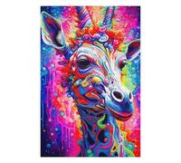Puzzle Difficile pour Adultes 75x50cm/1000pcs Giraffe Puzzles pour Adultes, Jouets Anti-Stress, Décoration Intérieure, Cadeau d'anniversaire, Cadeaux, 75x50cm/1000pcs