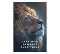 Puzzle Difficile pour Adultes 75x50cm/1000pcs Greatness Demands Everything Puzzles pour Adultes Jeux De Détente Cadeau d'anniversaire Cadeau d'anniversaire, Cadeaux, 75x50cm/1000pcs