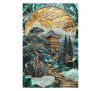 Puzzle Difficile pour Adultes 75x50cm/1000pcs Kintsugi Mountain Shrine Puzzles pour Adultes - Jeu Manuel - Une Œuvre d'art - Un pour Les Amateurs De Jeux 75x50cm/1000pcs