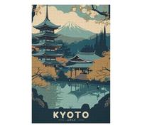 Puzzle Difficile pour Adultes 75x50cm/1000pcs Kyoto Japan Landscape Puzzle pour Adultes, Jeu De Réflexion, Décoration Intérieure, Défi Éducatif 75x50cm/1000pcs